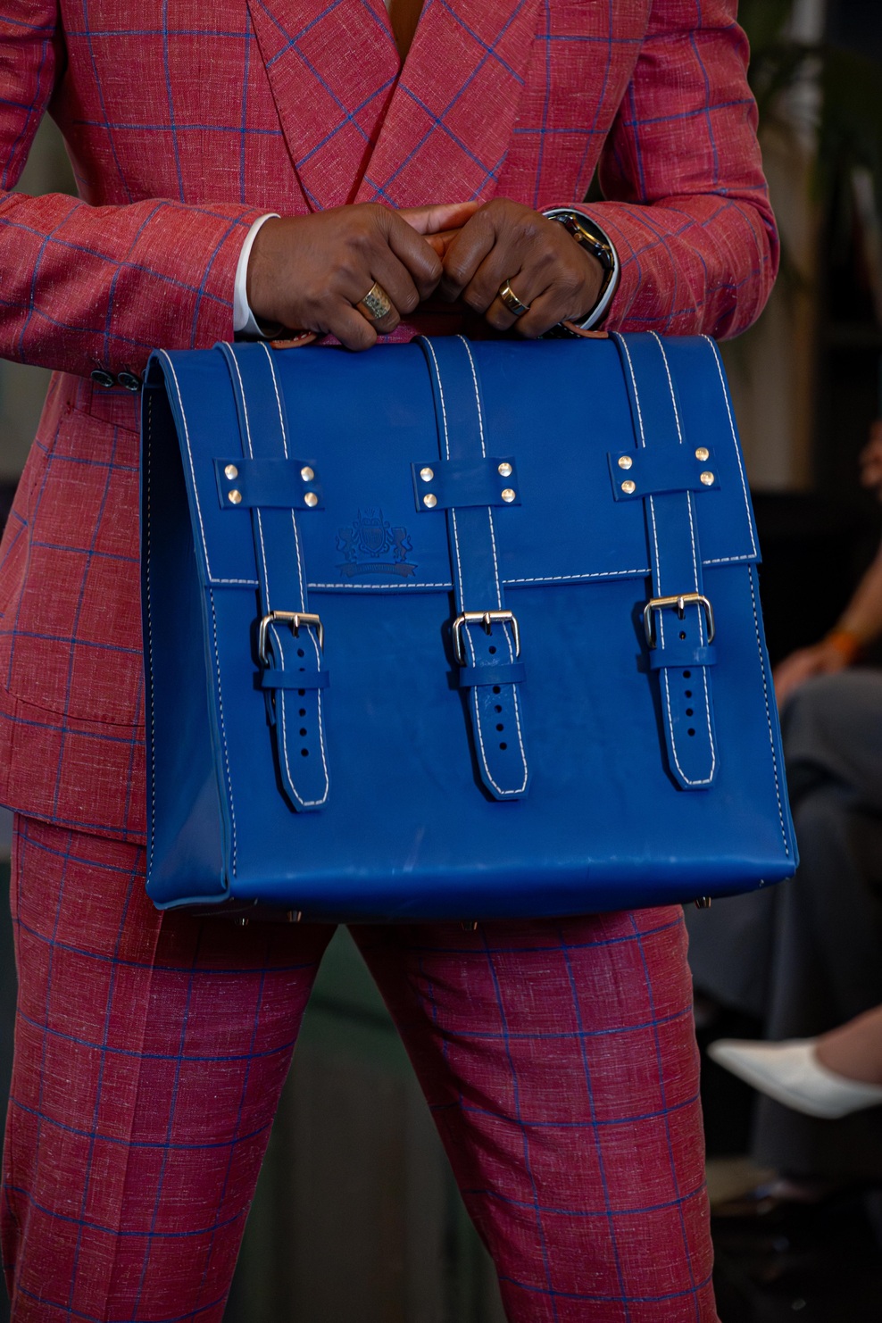MICHAEL NOELLE LEATHERWORX bag with ALDO’S HOUSE OF FORMALS