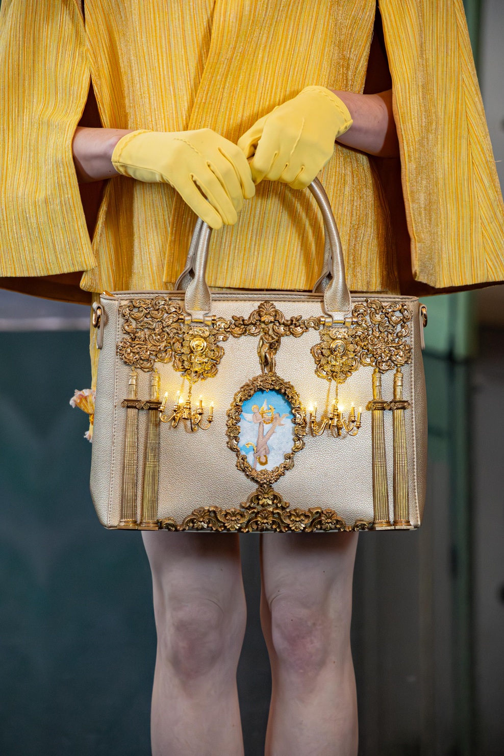 ANELLEJ BY JELENA KULIC bag with LAUREN LEIN DESIGNS