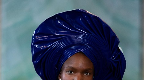 TAMARA VON ARX (SWISS COUTURE) accessories with ANGELINA SWANN headpiece