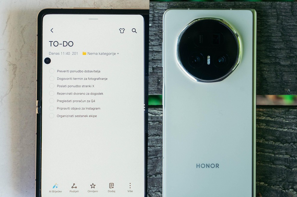 Zakaj je bil HONOR Magic V5 telefon, ki me je prepričal v zložljive telefone (foto: HONOR)