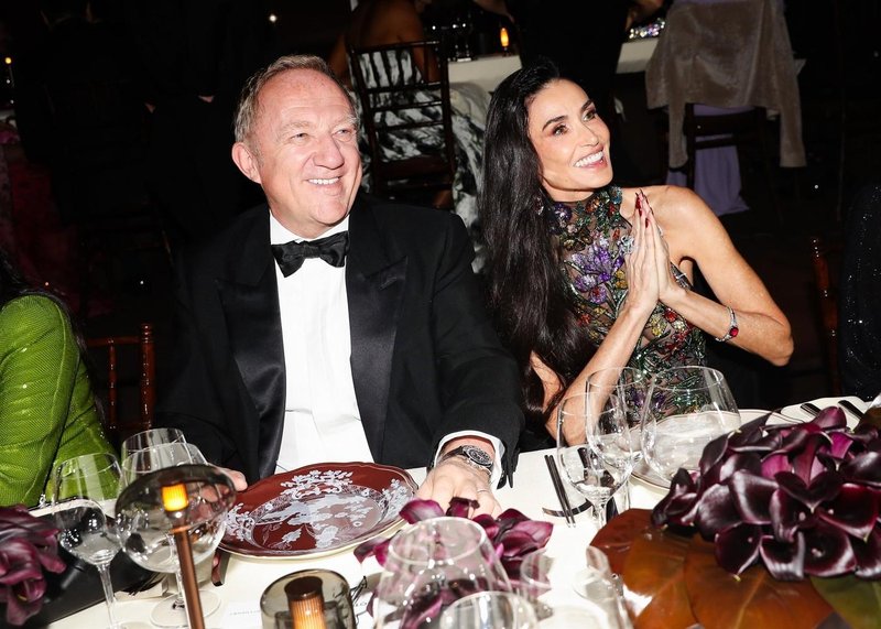 Demi Moore v obleki Gucci