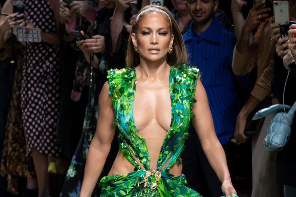 Jennifer Lopez obleka Versace