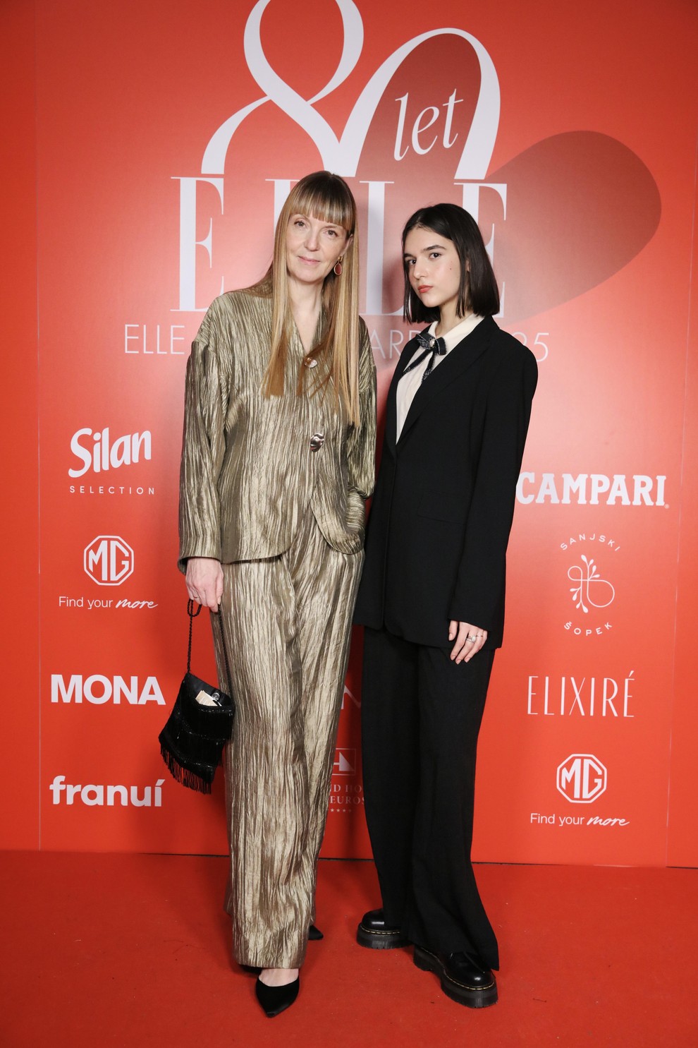 Glavna urednica revije Elle in hčerka Mika