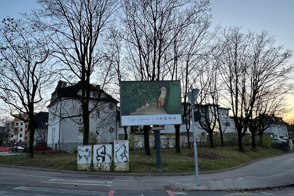 Bojan Cvjetićanin obcestni plakat kampanja Ikona