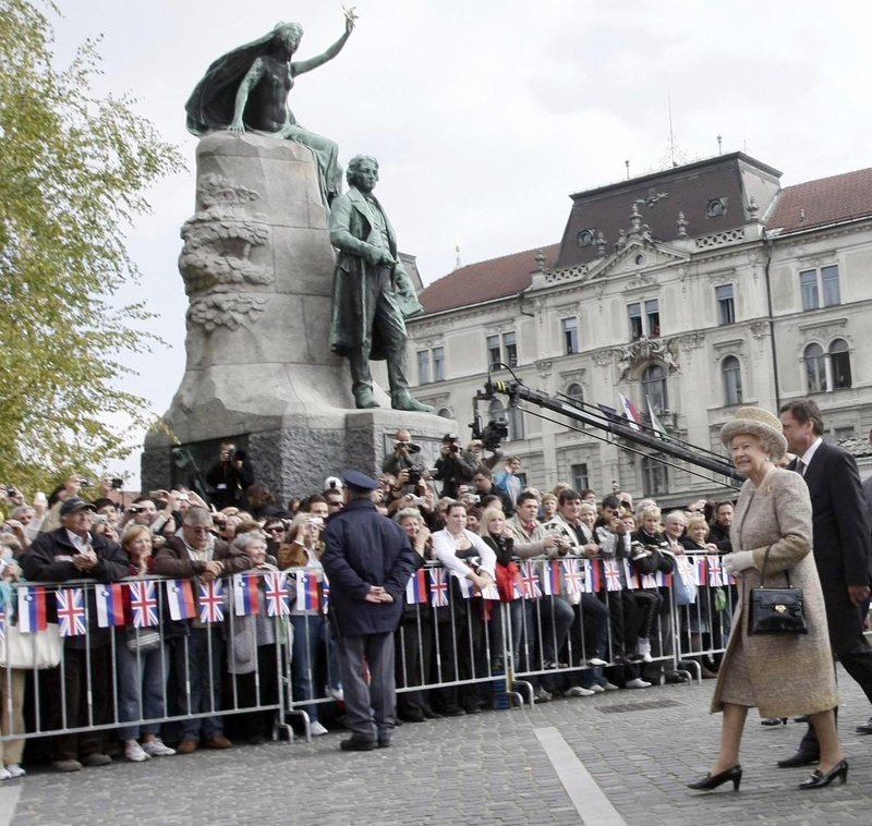 kraljica Elizabeta II. Ljubljana obisk