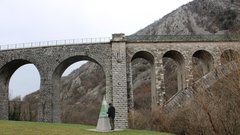 Posocje bohinjska proga Solkanski most