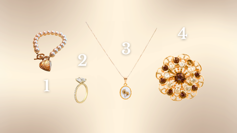 Psihološki test: Izberite nakit in razkril vam bo vašo skrito željo