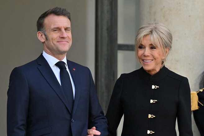 Emmanuel Macron Brigitte Macron