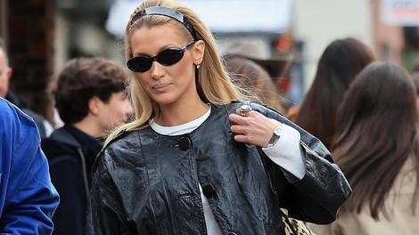 Trend pokrival iz sredine 20. stoletja, ki se vrača v modo: navdihnite se pri Belli Hadid