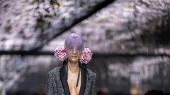 Pariški teden mode Modna revija Dior zelena torba