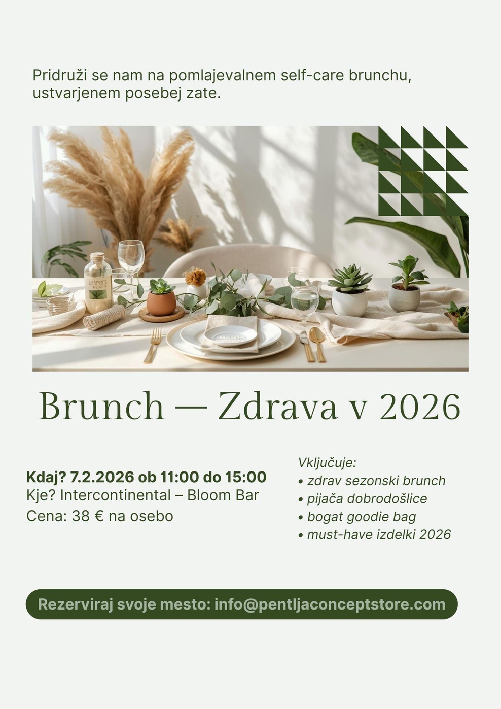 Vabljene na ekskluzivni Brunch – Zdrava v 2026, ki bo zaznamoval vašo lepotno rutino v novem letu