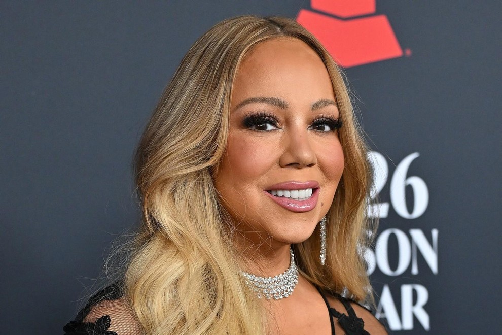 Mariah Carey prosojna obleka