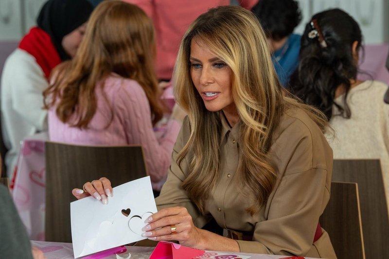Melania Trump valentinovo