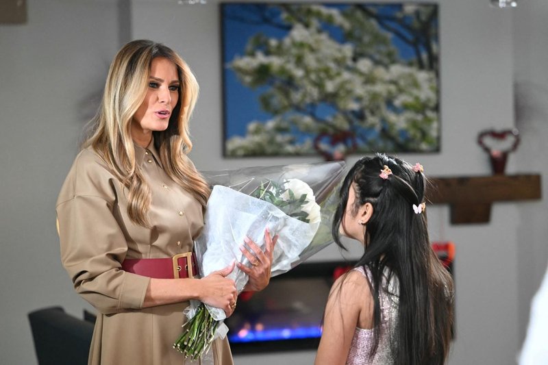 Melania Trump valentinovo