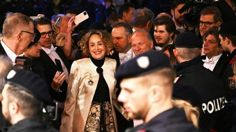 Sharon Stone dunajski operni ples avstrija