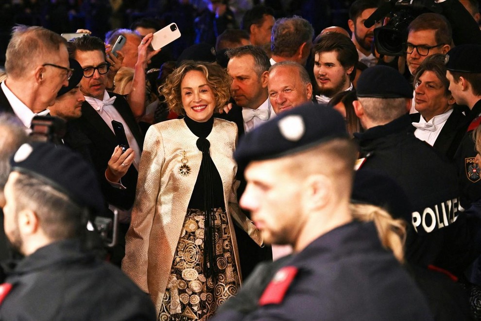 Sharon Stone dunajski operni ples avstrija