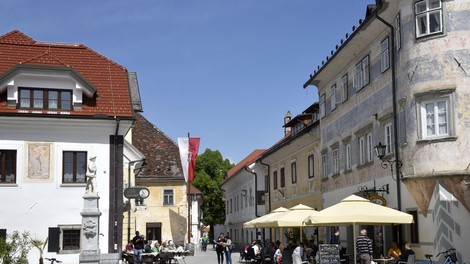 Radovljica staro mestno jedro Slovenija
