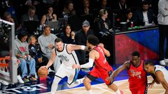 Meghan Markle in princ Harry liga NBA košarkarška tekma Luka Dončić