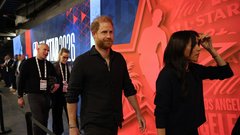 Meghan Markle in princ Harry liga NBA košarkarška tekma Luka Dončić