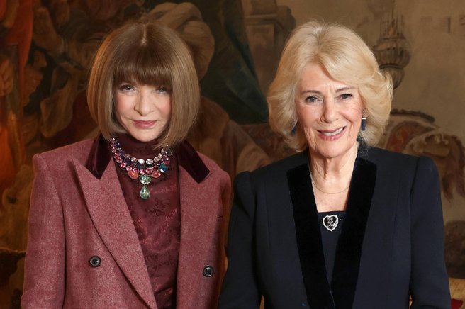 "Nisem mogla odmakniti oči z nje": Anna Wintour o srečanju s kraljico Camillo