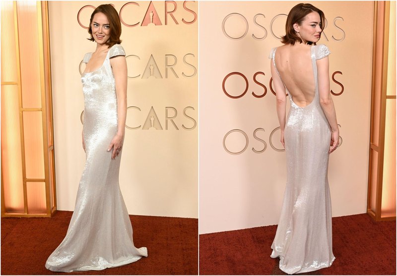 Emma Stone oskarji obleka Louis Vuitton