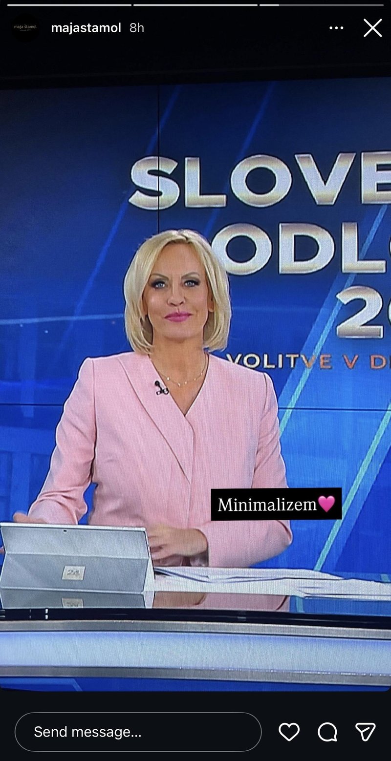 Petra Kerčmar Slovenija odloča 2026 kostim