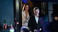 Tina Gaber Golob in Robert Golob volitve Cvetličarna