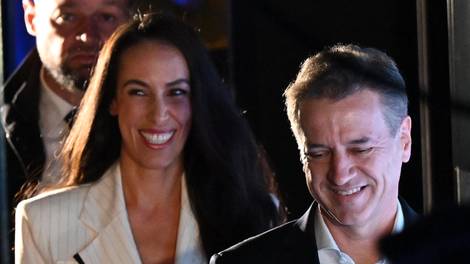 Tina Gaber Golob Robert Golob volitve