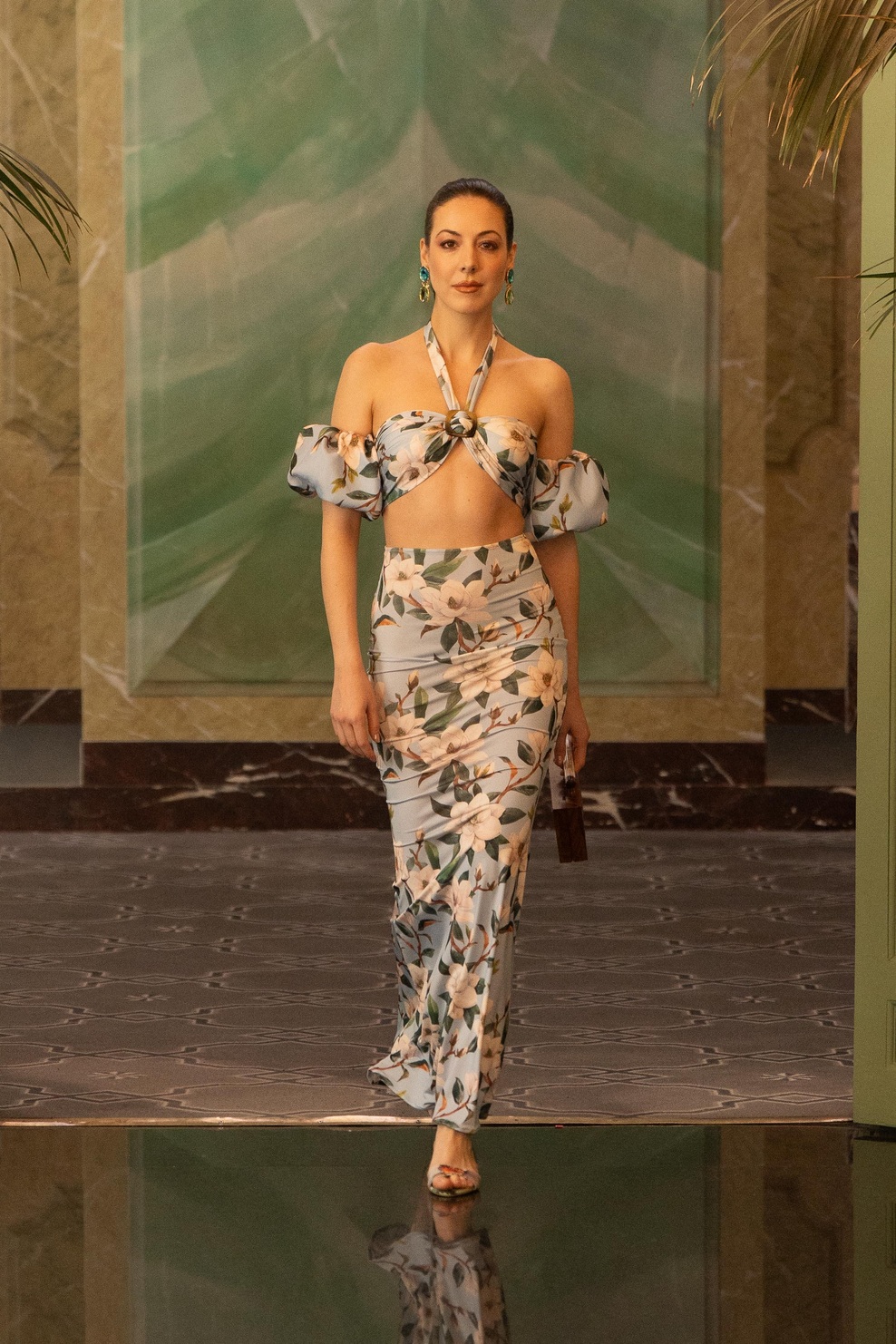 NUR KARAATA With NATC JEWELS Jewelry & INDUS THREADS Bag