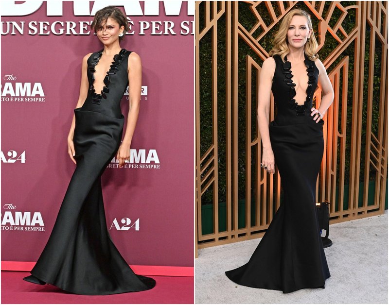 Zendaya Cate Blanchett obleka Armani Prime