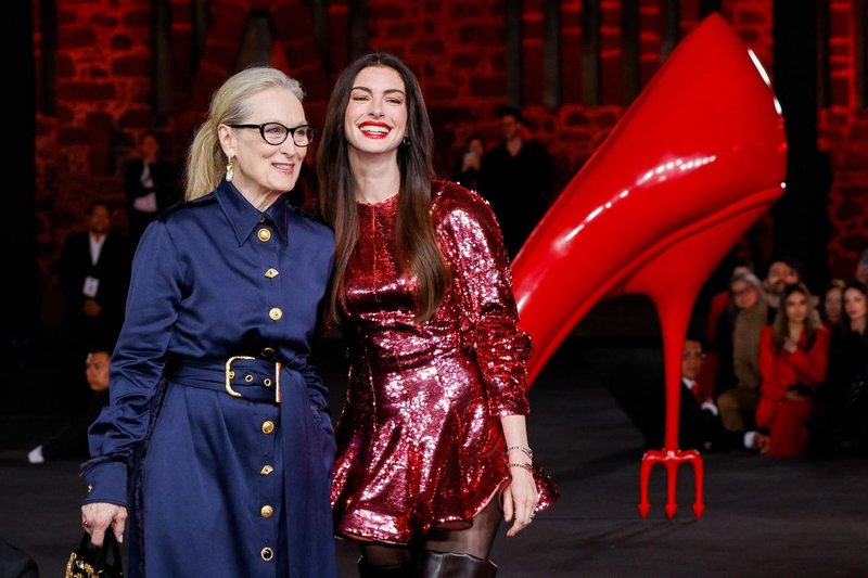 Anne Hathaway in Meryl Streep premiera film