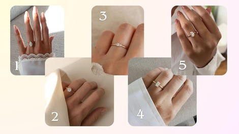 Izberite zaročni prstan in odkrijte, kaj razkriva o vaših ljubezenskih željah