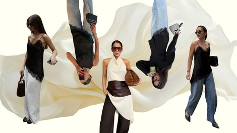 Asimetrične slip obleke so hit te pomladi: kako jih stilirati?