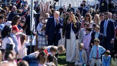 Melania Trump balerinke obutev velika noč