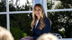 Melania Trump balerinke obutev velika noč