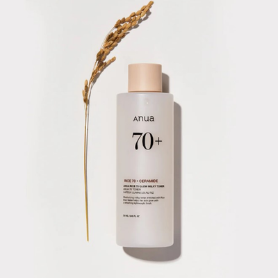 Rice 70 + Ceramide Glow Milky Toner