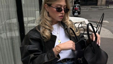 outfit ideje, jeans, bela majica