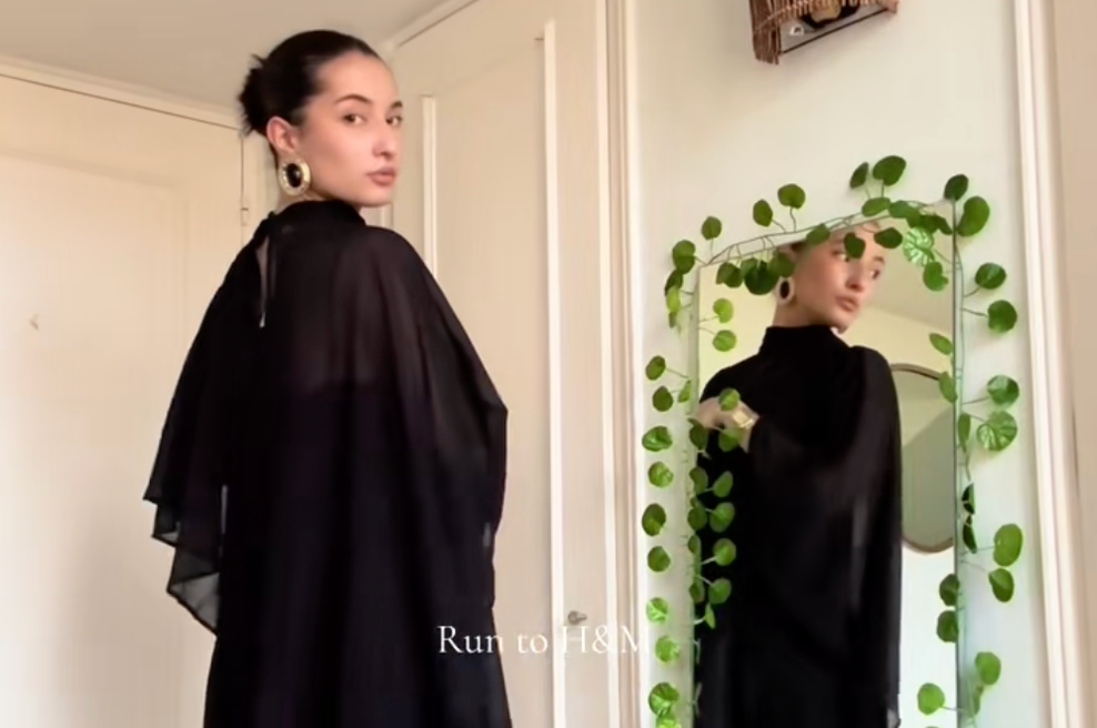 Viralna obleka iz H&M, ki se razproda takoj, ko se pojavi: To pomlad in poletje bo pravi hit (foto: TikTok)