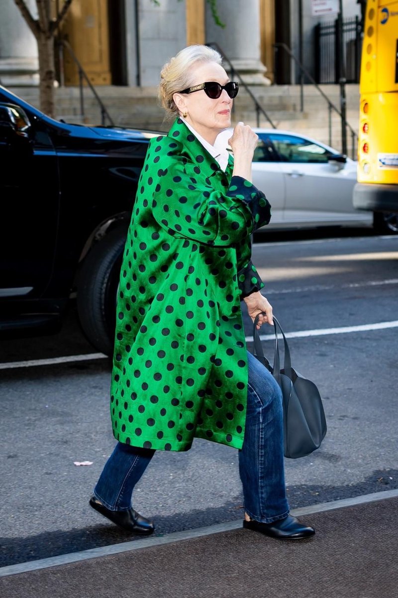 Meryl Streep Hudičevka v Pradi stajling moda obleka