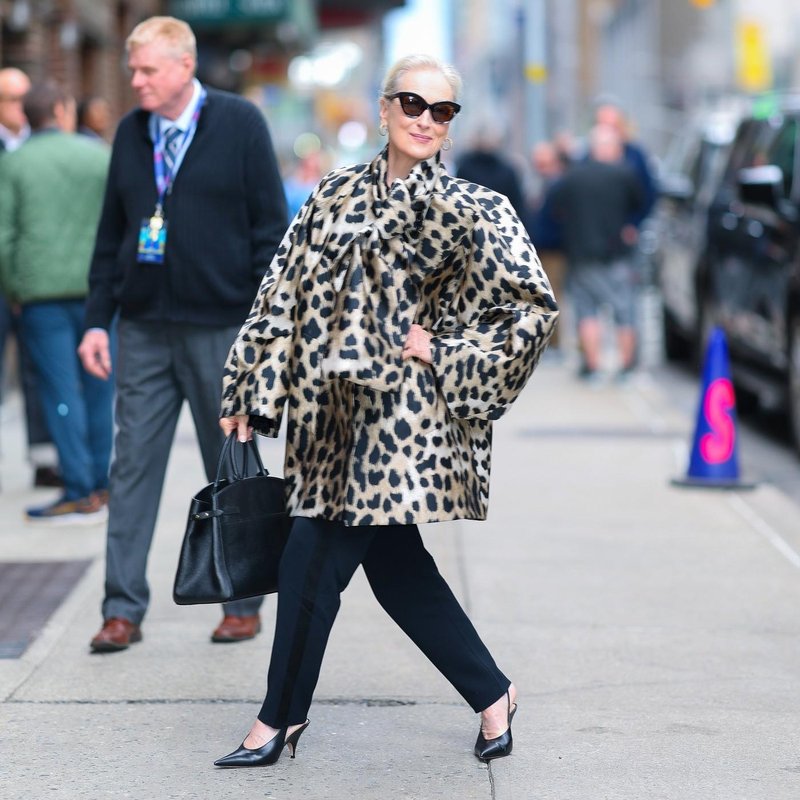 Meryl Streep Hudičevka v Pradi stajling moda obleka