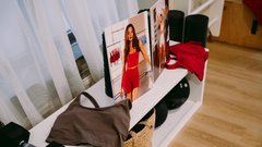 
                                                         khloe kardashian Fabletics šport moda push up nedrček modrček