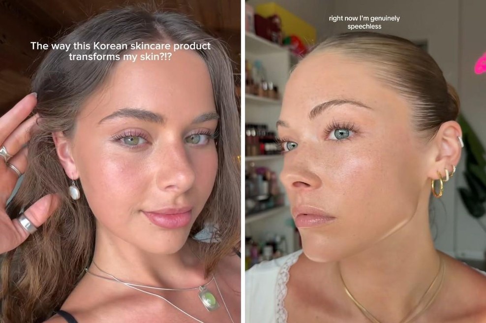 Viralni lepotni izdelek, o katerem vsi govorijo: združuje nego in make-up (dela čudeže) (foto: TikTok/@avashaw.ty/@kayla.ryann/posnetek zaslona/fotomontaža)