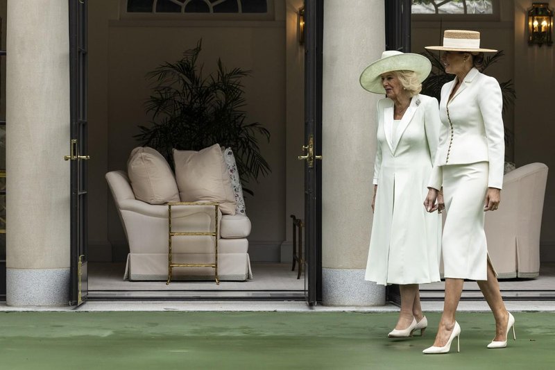 Melania Trump obleka Dior Ralph Lauren