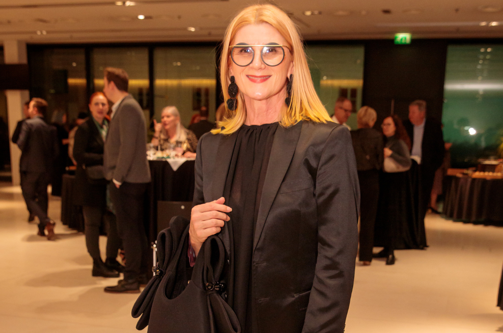 Unikaten kos slovenske modne oblikovalke na prestižni razstavi v ZDA (zraven je bila celo princesa) (foto: Mediaspeed/Sandi Fišer)