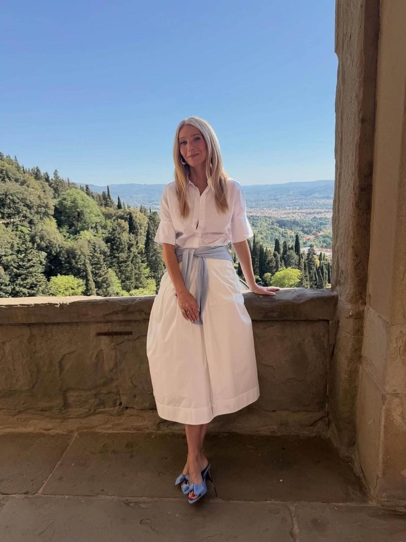 Gwyneth Paltrow bela poletna obleka