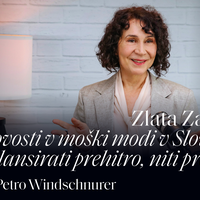 Zlata Zavašnik: Novosti v moški modi v Sloveniji ne smeš lansirati prehitro, niti prepočasi
