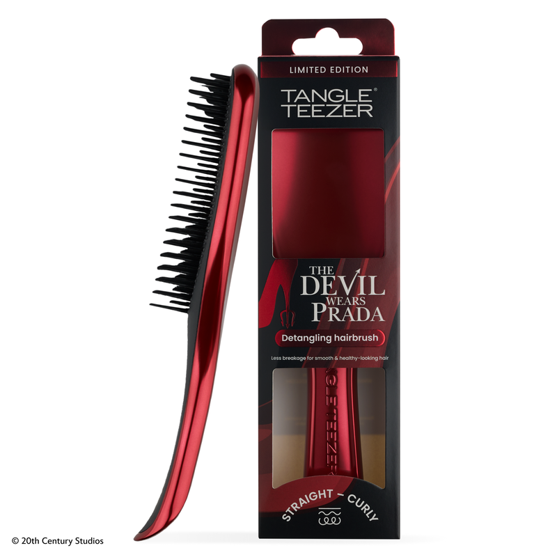 Za ravne, valovite in kodraste lase - tu je nagrajena krtača Tangle Teezer The Ultimate Detangler™ v Devil Wears Prada Red izdaji