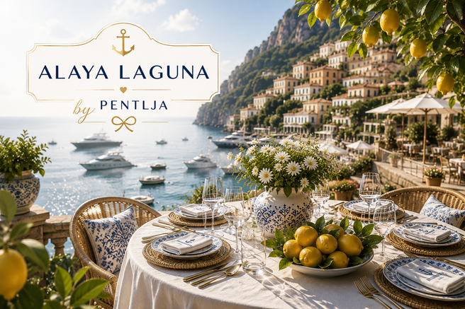 Ekskluzivna otvoritev sezone v Amalfi vzdušju: Pentlja in Alaya Laguna vabita na brunch doživetje leta 2026