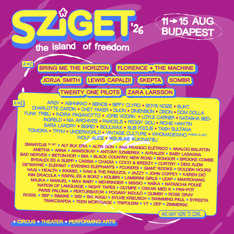 Sziget 2026 napoveduje dodatni festivalski dan: Vrača se Day Zero