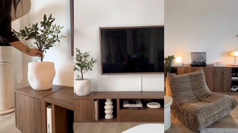 Dom je preuredila z IKEA elementi za 250 evrov, rezultat pa je videti precej dražji